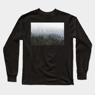 fog in the trees Long Sleeve T-Shirt